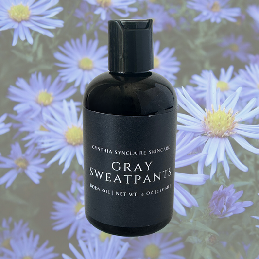 GRAY SWEATPANTS [Body Oil] - Warm Amber & Dark Rosewood